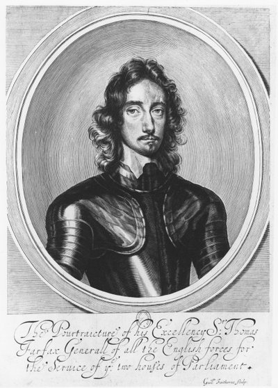 Lord Thomas Fairfax by William Faithorne